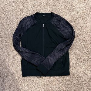Under Armour Black and Gray Zip-Up Jacket